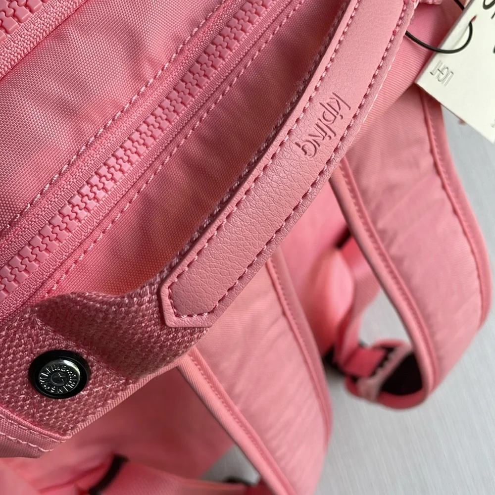 NWT Kipling Seoul Large Laptop Backpack - Enjoyable Blush Pink